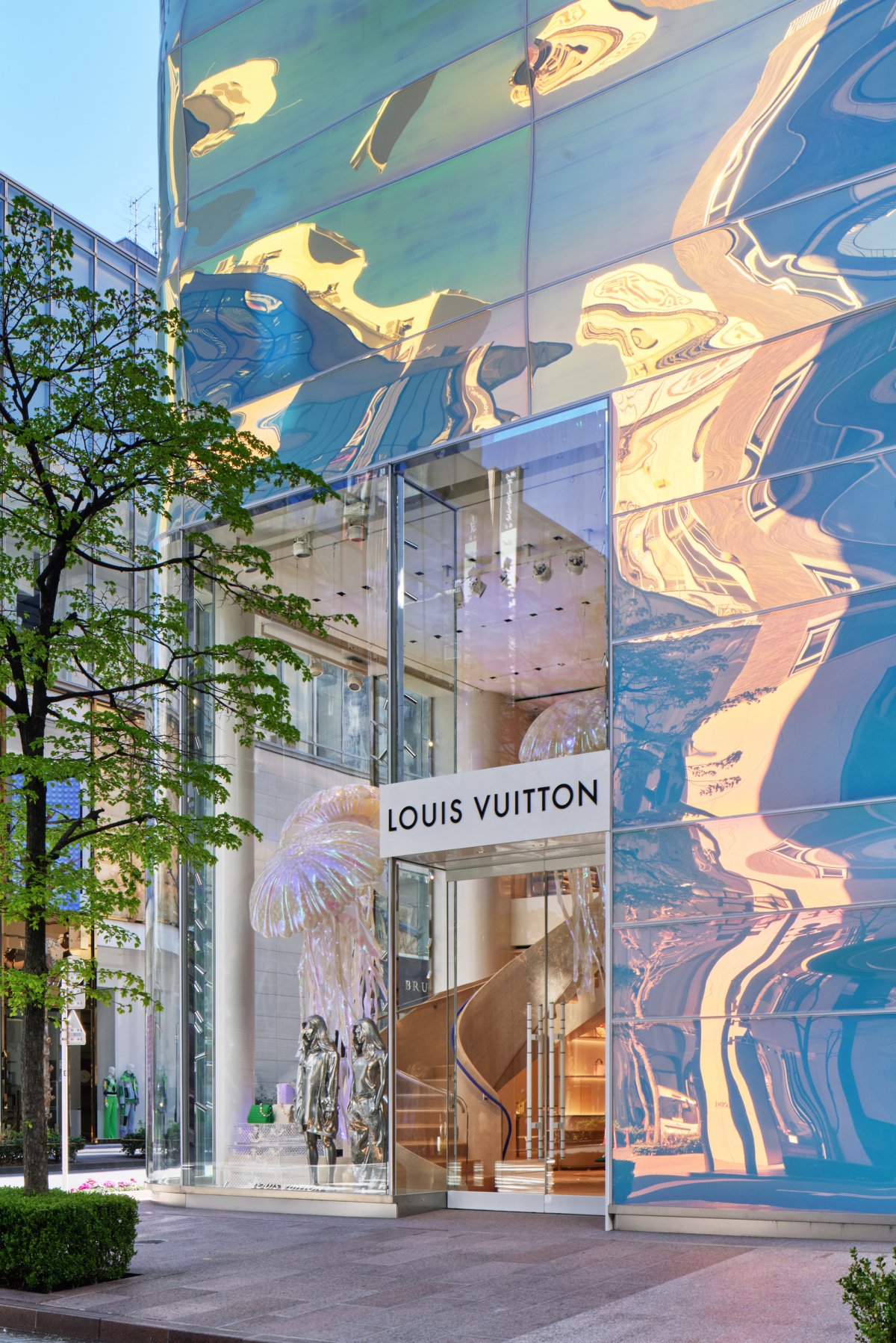 Check Out The Monochromatic Neon Green Louis Vuitton Pop-Up On